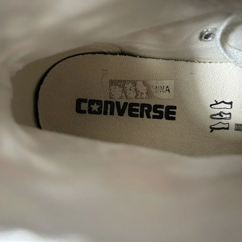 Converse Chuck Taylor All Star Hi 116900F Women’s Sz 6 Doodles Skate Shoes Used